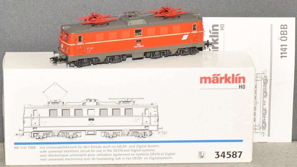 Märklin 34587 E-Lok  BR 1141 012-3 ÖBB orangerot  Delta/Digital fabrikneu OVP H0 - Bild 1 von 1