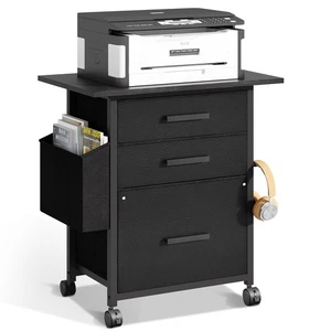 Soporte para impresora archivador NASHZEN, archivador móvil de tela con 3 almacenes... - Imagen 1 de 9