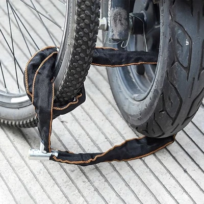 Strong Security Bike Chain Motorcycle and Motorbike Padlock Lock with Keys 104cm - Image 1 of 4