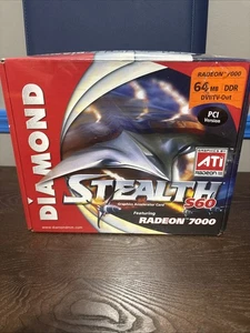 Diamond Multimedia S60PCI64 Stealth S60 ATI Radeon 7000 64 MB Video Card - PCI - Picture 1 of 7