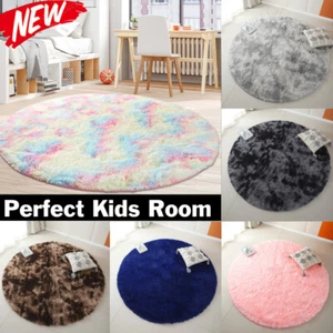 Super Soft Shaggy Rugs Fluffy Carpets For Non-Slip Shag Bedside Rug in 8 Colors - Picture 1 of 20