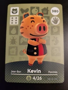 Kevin - 380 - Series 4 - Authentic Animal Crossing Amiibo Card - Picture 1 of 1