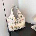 Fashion Women Shoulder Bag Vintage Floral Print Tote Bag New Cute Canvas Bag