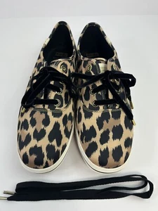 Keds Kate Spade New York Damengröße 11 Doppeldecker Leopardenmuster Schnürschuh - Bild 1 von 8