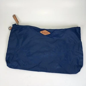 MZ Wallace Blue Cosmetic Pouch Blue 12.5”x8” Travel Bag  - Picture 1 of 4