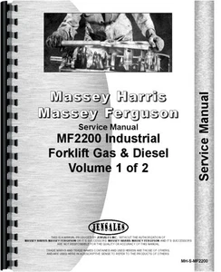 Manual de servicio de tractor industrial Massey Ferguson 2200 MH-S-MF2200 - Imagen 1 de 1