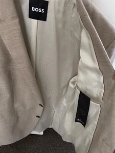 Hugo Boss mens beige jacket size 44R - Picture 1 of 4
