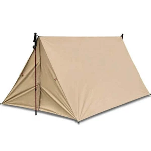 Outdoor Lightweight Flysheet Waterproof Hammock Camping Khaki Color Anti-UV Tarp - Picture 1 of 8