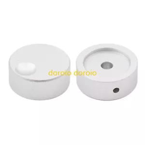 2PCS 32*13mm Machined Solid Aluminum Set Knobs FOR Audio SPEAKER AMP DAC VOLUME - Picture 1 of 4