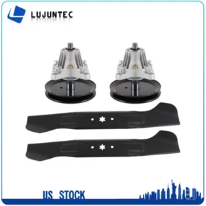 Mower Deck Spindle Blade Kit fits MTD Lt46 LX46 46" Deck 742-04244A 918-06977A - Picture 1 of 9