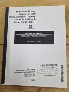 John Deere 54 und 60 Zoll Mähwerke für 4100 Traktoren OMM134748 - Bild 1 von 5