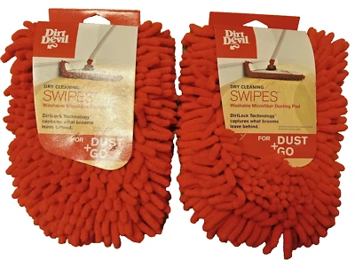 New Dirt Devil Dry Cleaning Swipes Washable Microfiber Dusting Pad for Dust & Go - Image 1 of 3