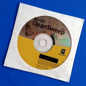 Symantec Norton CleanSweep 2001 Software Removal Tool CD-ROM Product License Key - Picture 1 of 3