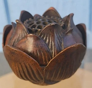 Chine Lotus Xuande incense burner 莲花形宣德熏香炉 j8 - Picture 1 of 4