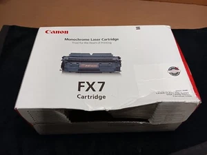 Canon FX7 Monochrome Laser Cartridge Genuine (BRAND NEW Sealed) - Picture 1 of 2