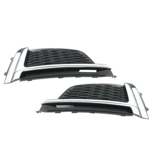 1Pair Front Bumper Fog Light Grille Cover Chrome For Audi S5 A5 Sline 2018-2019 - Picture 1 of 5