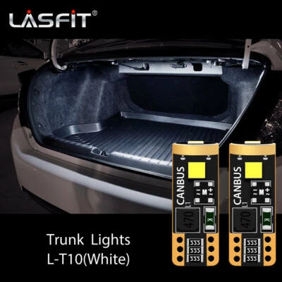 LASFIT Super Brillante 6000K Blanco 175 168 194 T10 LED Baúl Área de Carga Bombillas Foto 1 de 4