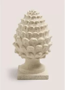 Neue raffinierte Harz Creme Artischocke Ornament - Bild 1 von 2