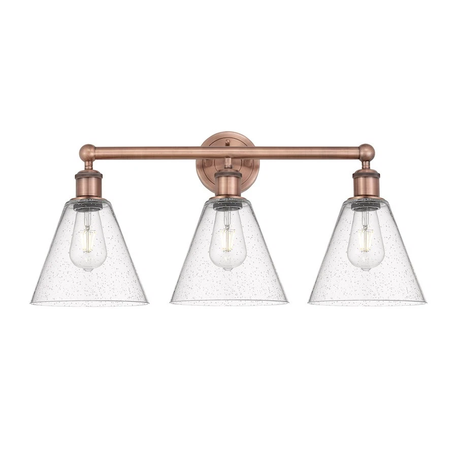 Luz de tocador de baño Innovations Berkshire 3Lt 26", cobre/seedy - 616-3W-AC-GBC-84 Foto 1 de 1