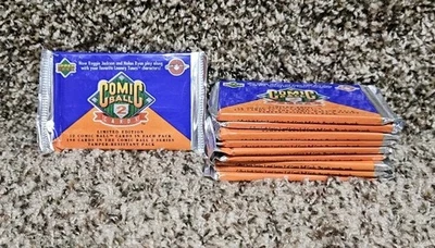 1991 Upper Deck Looney Tunes Comic Ball Series 2 cartas 10 paquetes sellados de fábrica Foto 1 de 2