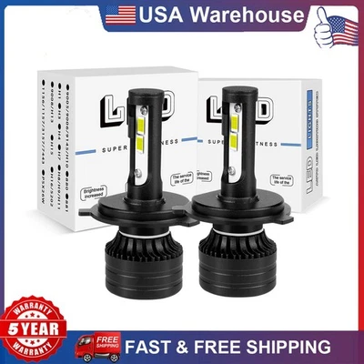 Kit de faros LED para Lexus LS400 1993-1997 2 PIEZAS H4/9003 bombillas blancas haz alto/bajo Foto 1 de 4