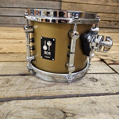 Tom Drum 8" Sonor SQ1 Satin Gold Metallic USED! RKMET111125 Foto 1 de 4