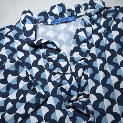 Блузка J. McLaughlin | Catalina Cloth Durham с оборками размер большой прибрежный шик - Изображение 1 из 4