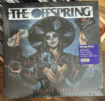 THE OFFSPRING LET THE BAD TIMES ROLL NEON VIOLET VINYL LP 500 SEALED WORLDWIDE ! - Image 1 of 3