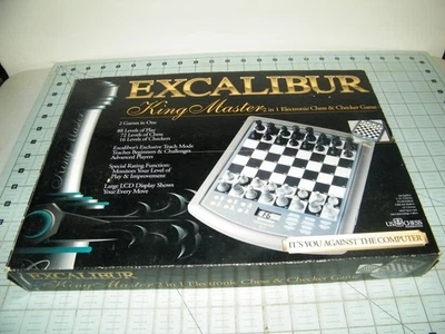 Excalibur King Master Electronic Chess Only  Game-never played - Image 1 of 4