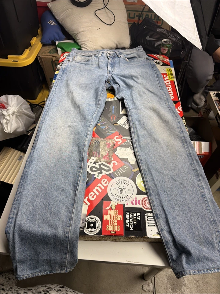 Levi's LVC 501 Selvedge сделано в Болгарии отличном состоянии редкая молния 31 X 34 - Изображение 1 из 4