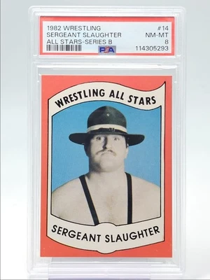 Sargento Matanza 1982 Lucha Libre Todas las Estrellas Novato Serie B #14 PSA 8 Q5775 Foto 1 de 2