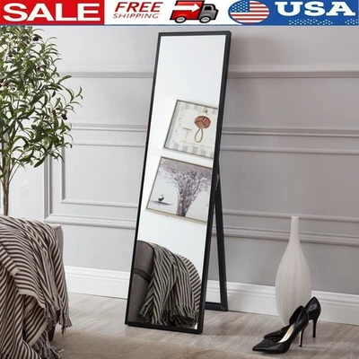 Modern Full-Length Cheval Mirror Adjustable Lightweight Minimalist Design New - Image 1 of 4