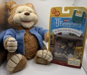 Playskool TJ BearyTales 2005 Talking Storytelling Bear &1 New Cartridge Untested - Picture 1 of 10