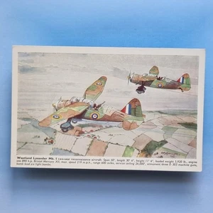 WW2 Aircraft Postcard Real Photo C1940 RAF Westland Lysander Recon Plane - Picture 1 of 2