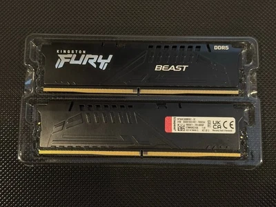 Kingston Technology FURY Beast 32GB DDR5-6000 CL30 UDIMM RAM (2x16) AMD EXPO - Image 1 of 2