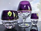 Waterford Crystal Elysian Amethyst Special Edition Brandy Glass set of 3