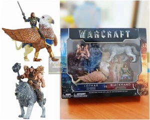 Jakks Pacific Warcraft Lothar vs Blackhand Deluxe Mini Action Figure Set - Picture 1 of 3