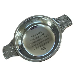 Quaich Zinn Auld Lang Syne 3 Zoll - Bild 1 von 2