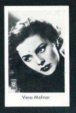 #53 Vera Molnar 1950 Nordland Film-Lieblinge Film Star Cigarette Card