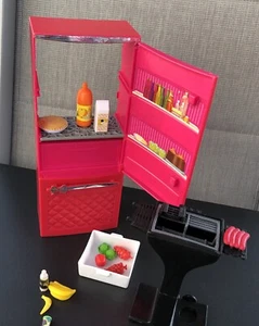 Barbie/Lucky,, Vintage Kühlschrank und Grill mit Accessoires“! - Bild 1 von 7