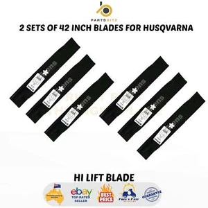 2 Sets of 42 Inch Blades for Husqvarna YTH2242TD EZ4216 , EZ4217 , EZ4220 - Picture 1 of 1