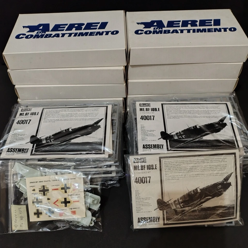 N° 12 kit Messerschmitt Bf.109 E, Scala 1/72, REVELL - Immagine 1 di 1