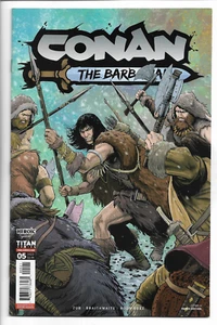 Conan the Barbarian 5 VF+ Patch Zircher Variant 2023 Titan Books Conan 5 5B Zub - Picture 1 of 2