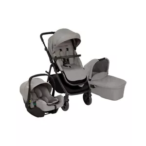Graco Near2Me DLX Trio Pushchair Car seat Carrycot and Raincover in Ash - Picture 1 of 13