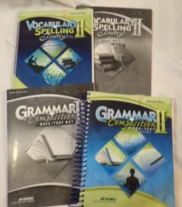 Abeka Grammar Composition II & Vocabulary Spelling Poetry II 6th Edition Set - Picture 1 of 11