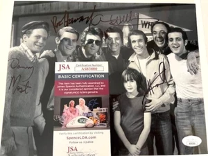 Ron Howard Most Williams Henry Winkler HAPPY DAYS 4 Signed 8 x 10 Photo JSA COA - Picture 1 of 4