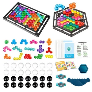 Children Puzzle Balance Game Swing Stacking High Stacking Blocks Fun Desktop Toy - Picture 1 of 15