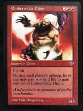 Emberwilde Djinn Mirage - MTG Magic - Rare - NM