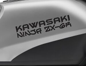 KAWASAKI NINJA ZX-6R motorbike bike logo decals CUSTOM COLOUR Vinyl Sticker