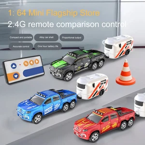 1:64 Mini Rc Drift CarScale Alloy Truck Remote Control 4x4 Off-Road Vehicle Bo3N - Picture 1 of 14